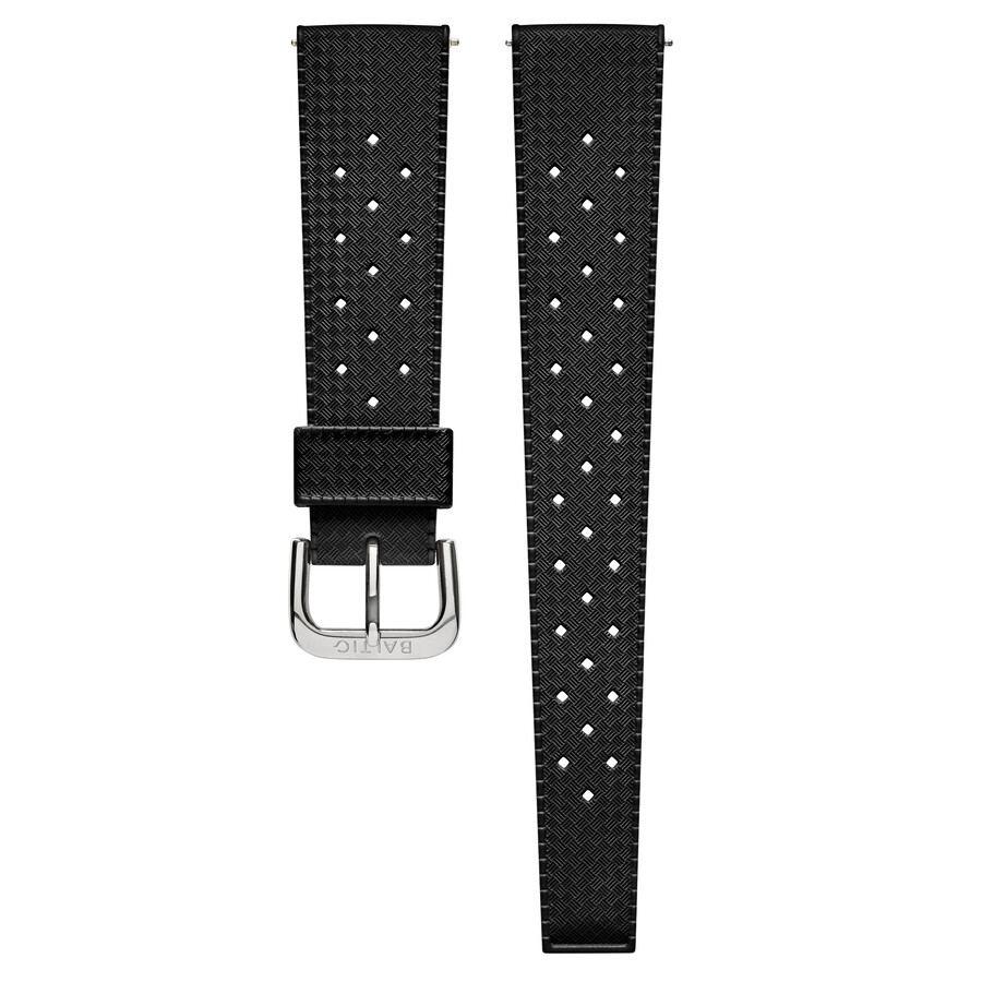 cinturino in gomma fkm nero - orologi baltici