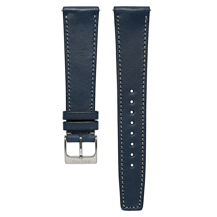 cinturino cucito azzurro - orologi baltici