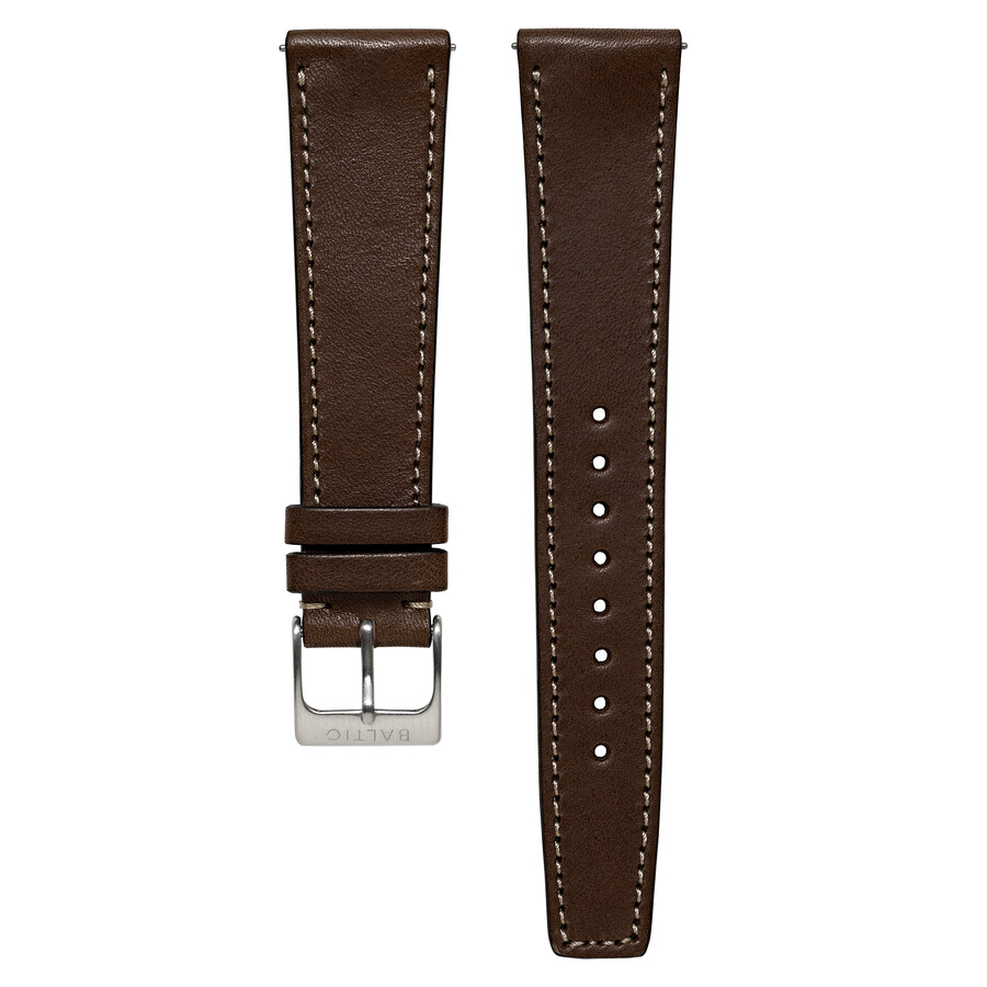 cinturino cucito color cioccolato - orologi baltici