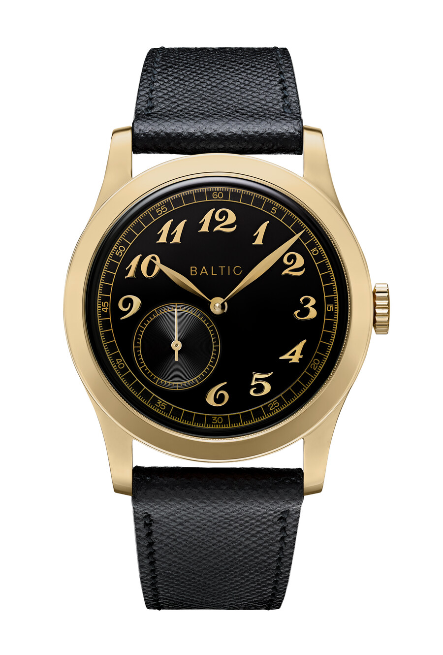 mr classic gold pvd nero - orologi baltici