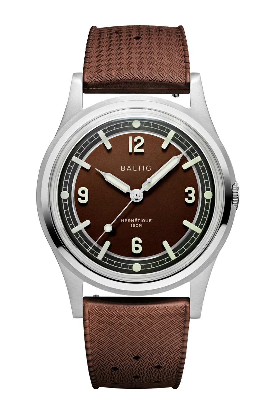 hermétique tourer marrone - orologi baltici