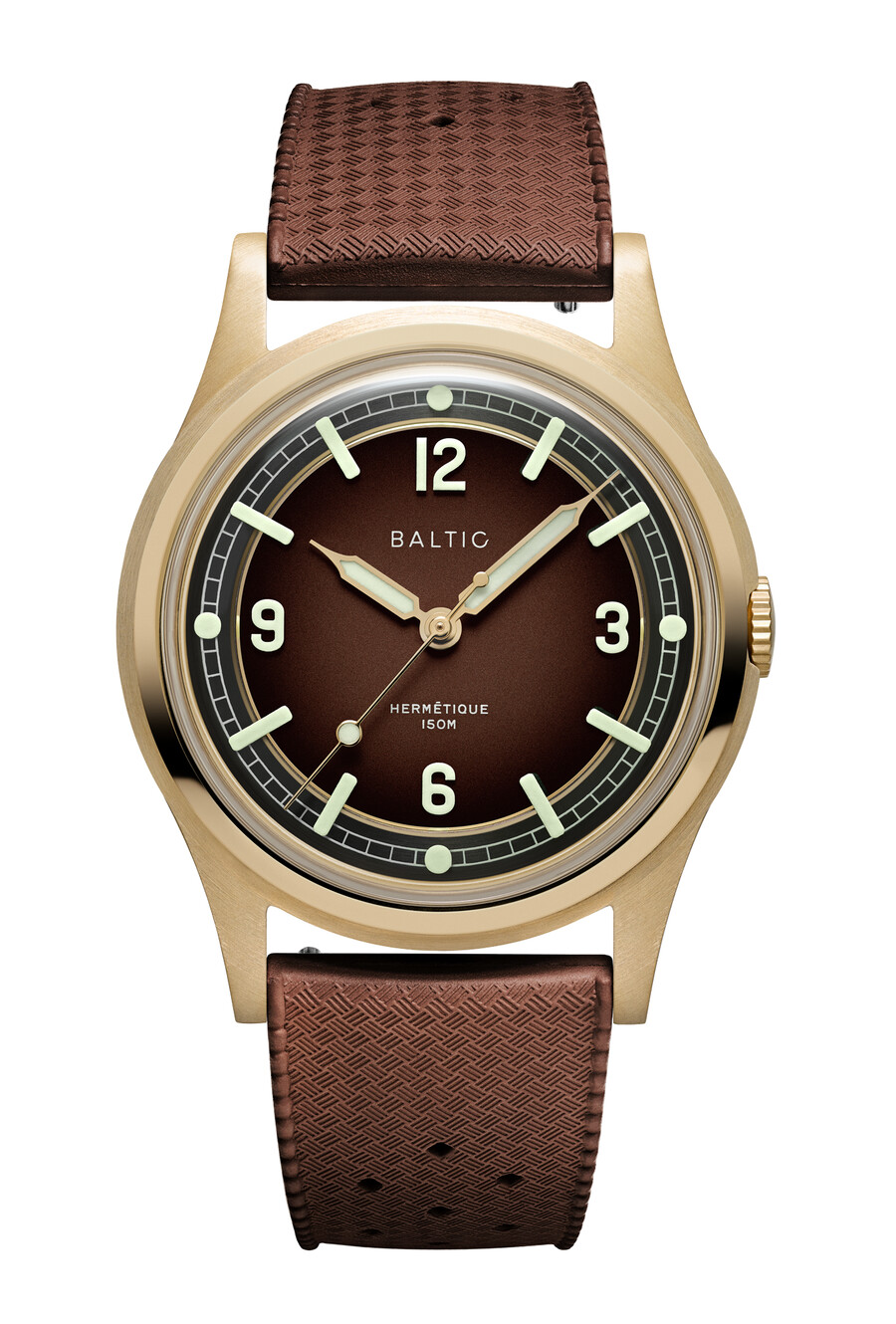 hermétique tourer bronzo marrone - orologi baltici